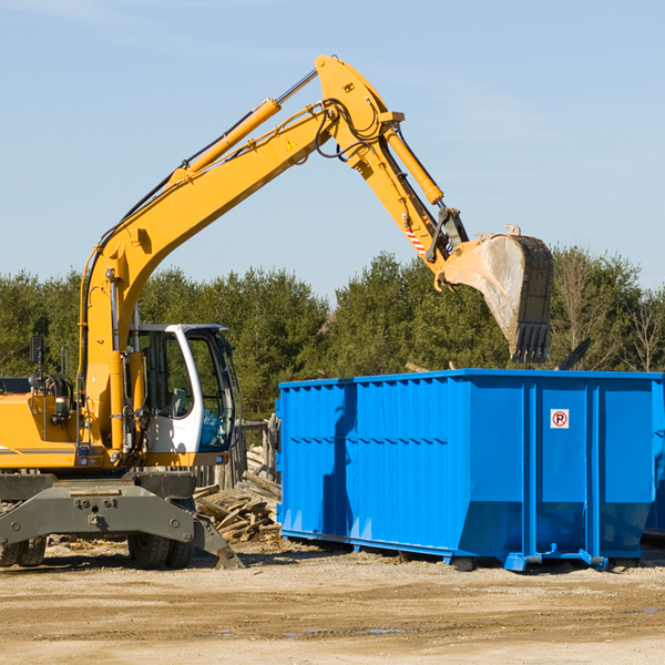 are there any restrictions on where a residential dumpster can be placed in Upper Merion PA